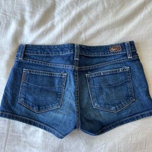 Paige Denim dark wash denim shorts size 28
